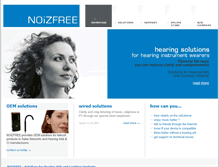 Tablet Screenshot of noizfree.com